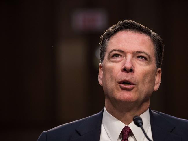 The US was at a standstill as James Comey testified before the Senate Intelligence Committee in Washington, DC. Picture: Drew Angerer/Getty Images/AFP