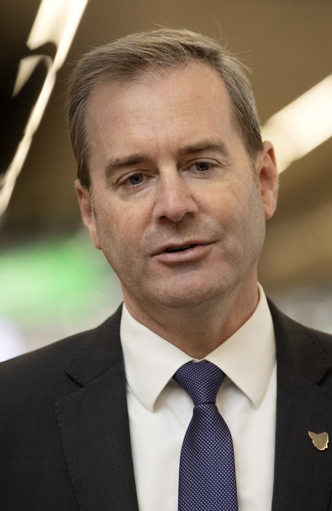Tasmania’s Acting Premier Michael Ferguson. Picture: Chris Kidd
