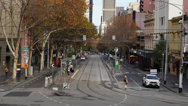 The City of Melbourne has voted to take its draft Future Streets Framework to the next stage but a key body has slammed the plan. Picture: Luis Enrique Ascui