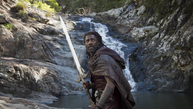 Idris Elba as Heimdall on location at Tamborine Mountain during filming for Thor: Ragnarok. Picture: Jasin Boland @Marvel Studios