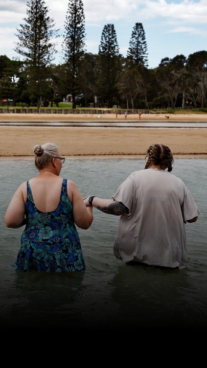 Kay's last swim