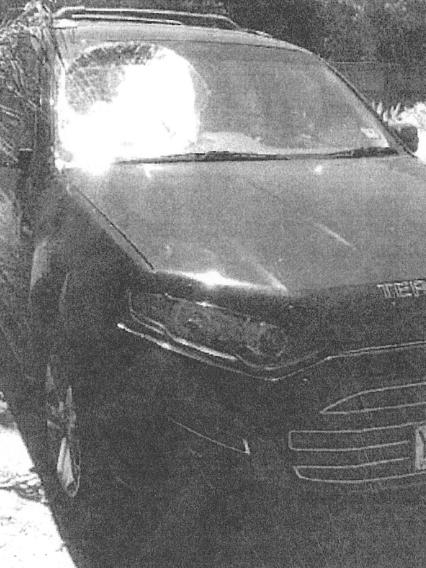 Premier Daniel Andrews Ford territory car after the 2013 crash with Ryan Meuleman, Picture: Supplied