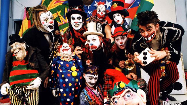 Legendary Adelaide punk band Clowns of Decadence.