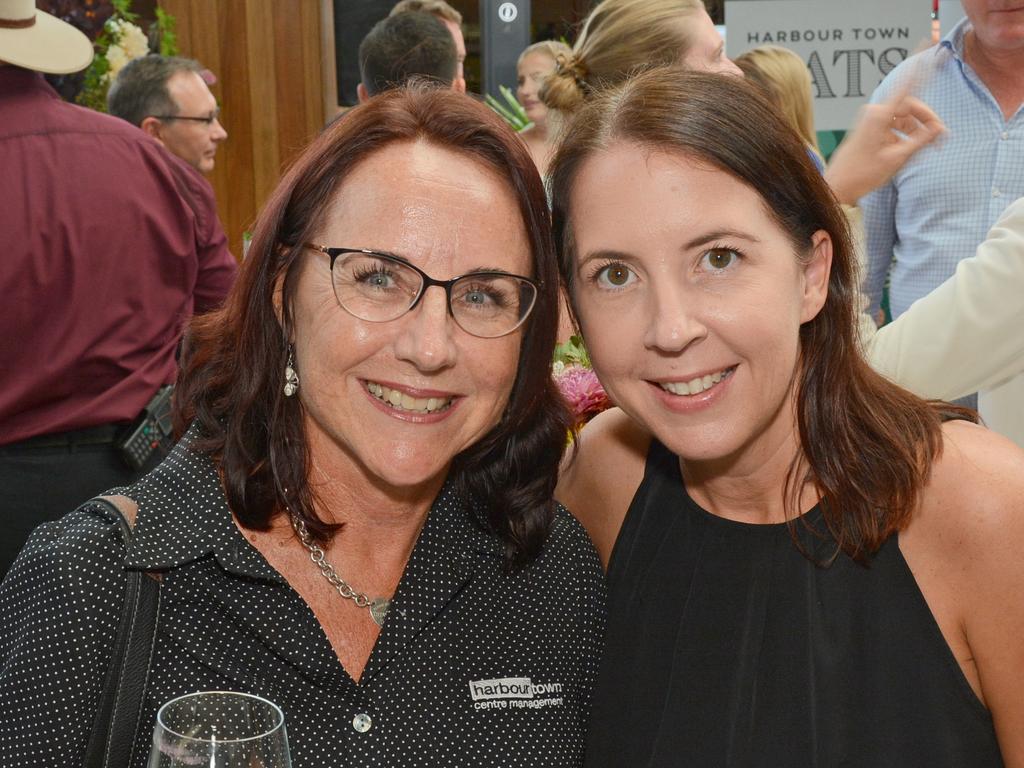 Maria Penberthy and Michelle Stone at opening of Harbour Eats at Harbour Town, Labrador. Picture: Regina King.