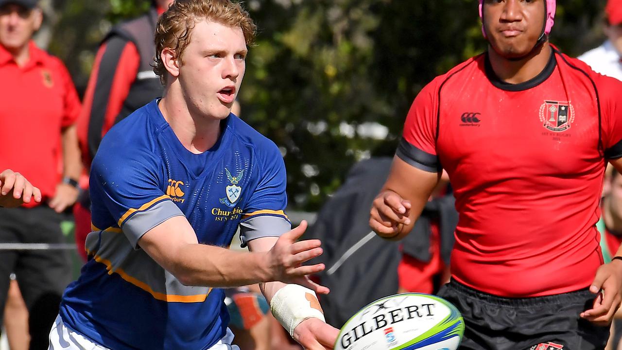 Churchie player Zack Lamont. Picture, John Gass