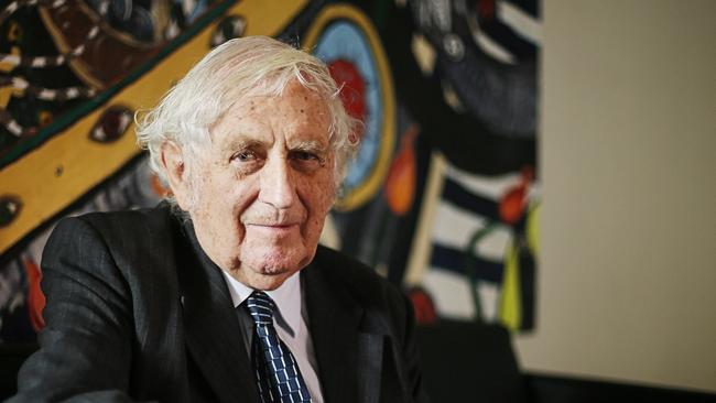 Eminent historian Geoffrey Blainey sees a country that is ‘seriously divided but not dangerously divided’. Picture: Mathew Farrell