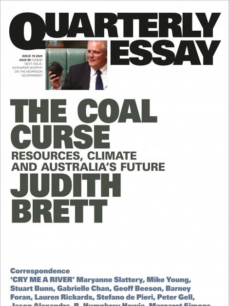 The Coal Curse, by Judith Brett