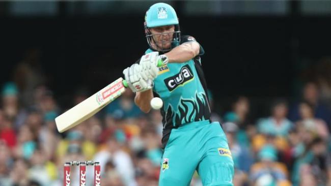 Chris Lynn had a short but sweet stay at the crease.