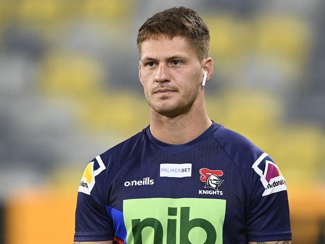 Does Kalyn Ponga want to be a ‘rock star’ or an NRL star? Picture: Ian Hitchcock/Getty Images