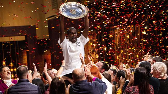 Sashi wins MasterChef Australia 2018. Picture: Network Ten