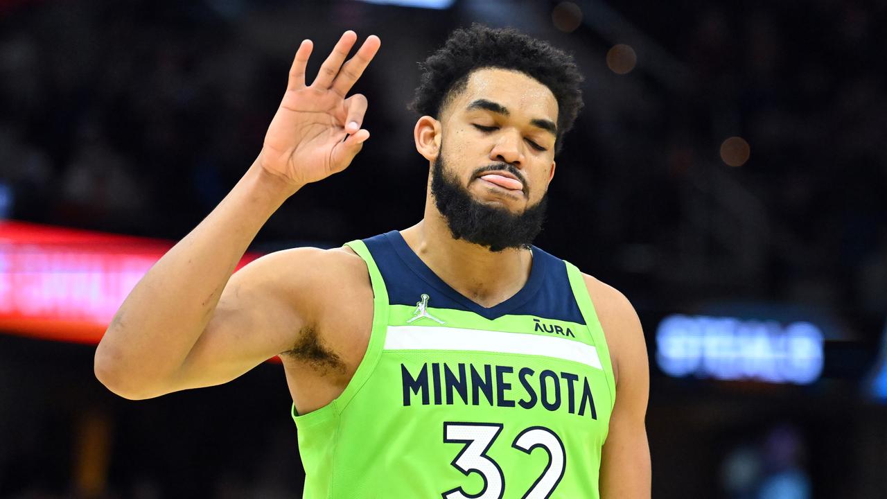 Karl-Anthony Towns exploded to score a franchise-high 60 pointsfor the Minnesota Timberwolves. (Photo by Jason Miller/Getty Images)