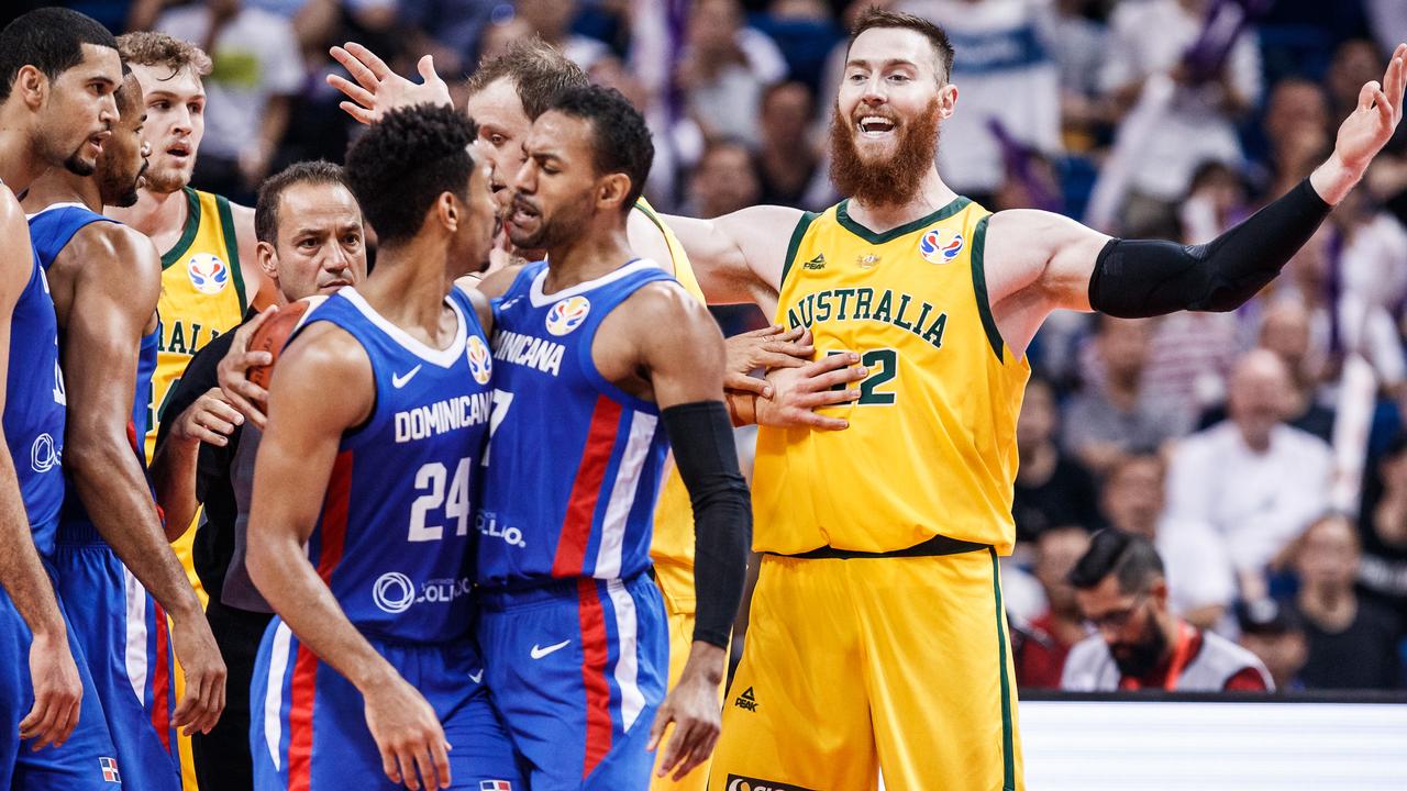 Australian Boomers vs Dominican Republic result scores 2019 FIBA World Cup Patty Mills Chris Goulding