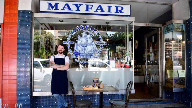 Mayfair Bakery owner Phil Donnelly said COVID meant he had to explore new ways of doing business. Picture: Mark Brake