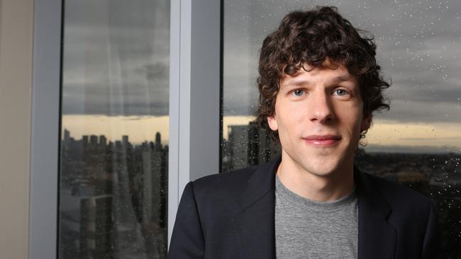 Obnoxious ... Jesse Eisenberg’s treatment of a young rookie reporter earnt him a bad rep.