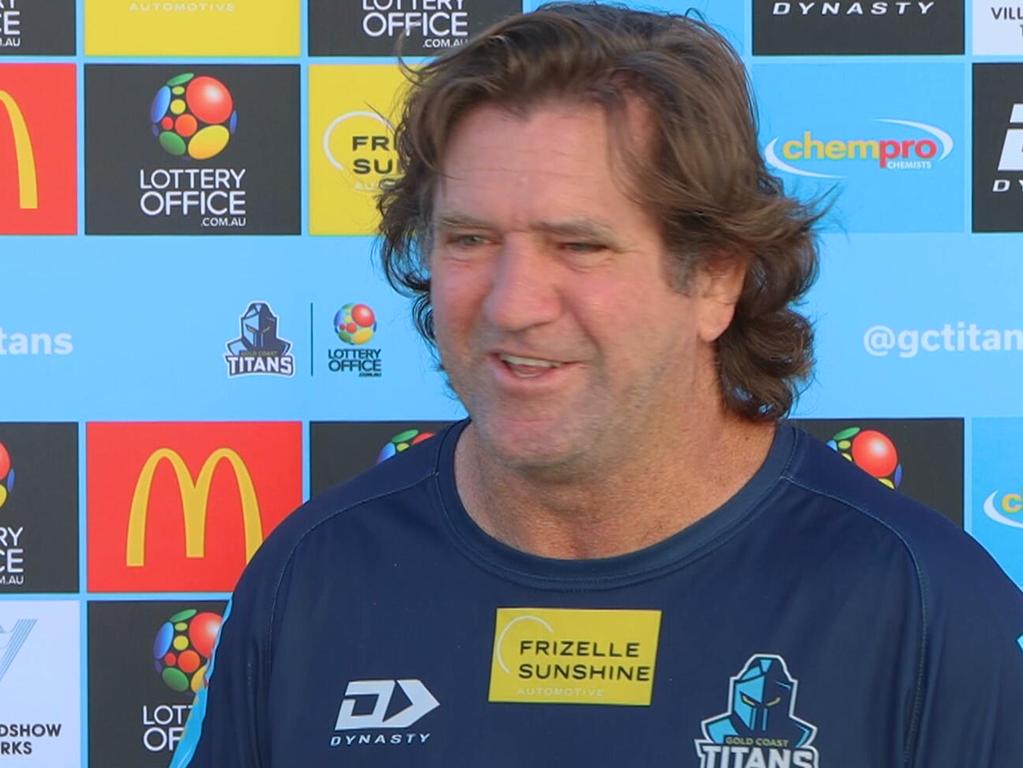 Des Hasler laughed off his feud with Ricky Stuart.