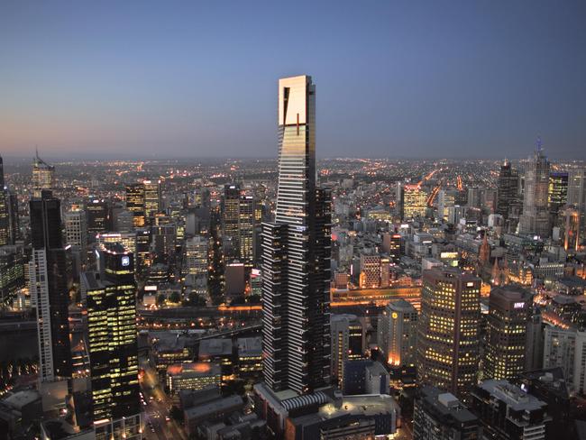 Eureka Skydeck in Melbourne.