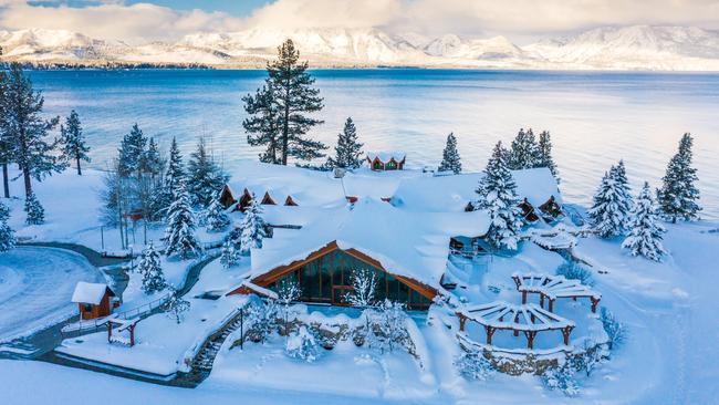 Aerial view of Edgewood Tahoe in winter. Picture: Brian Walker