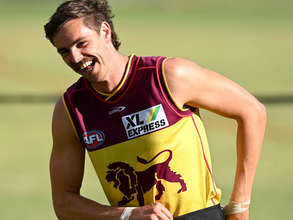 Joe Daniher is loving life at the Lions.