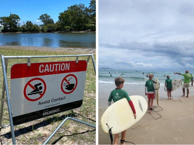 Gold Coast non-for-profit organisation Surfrider Foundation sampled water at four spots including near Currumbin RSL, Winders Park, the mouth of Currumbin Creek and at The Alley. Photo: Instagram