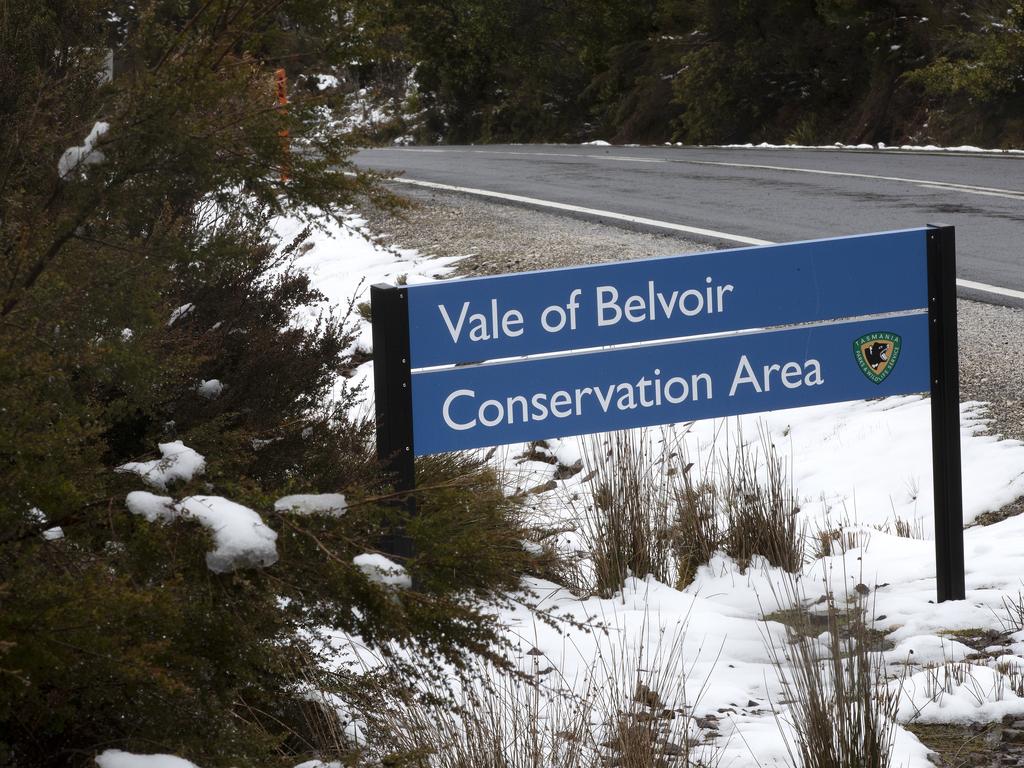 Vale of Belvoir conservation area sign. PICTURE CHRIS KIDD