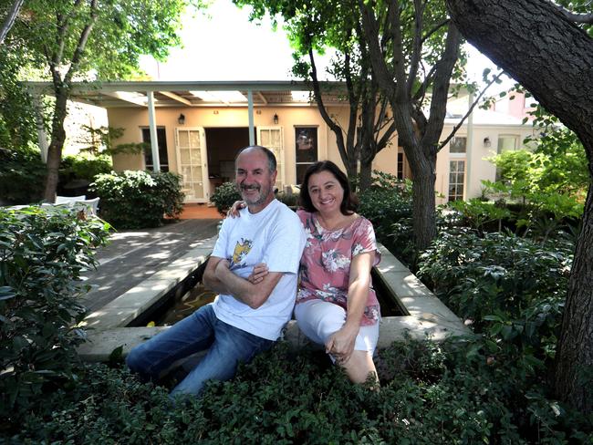 19/12/2019 Jonathan Hawley, 54, and Jenny Lamattina, 53, are selling their 1887 Victorian manor home in the trendy inner-Melbourne suburb of St Kilda.Picture: David Geraghty / The Australian.