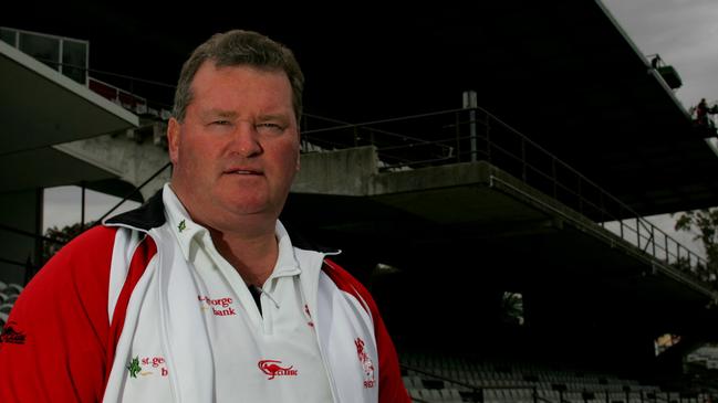 Former St George Dragons rugby league player Craig Young at Jubilee Oval, Kogarah. Pic Brett Costello.