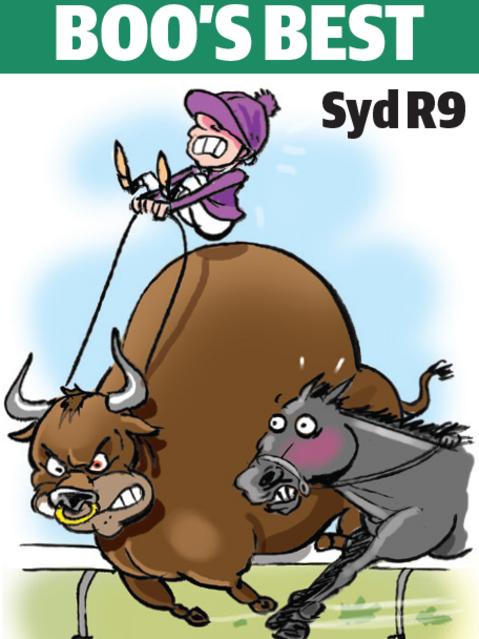 Boo Bailey's cartoon tip for Randwick.