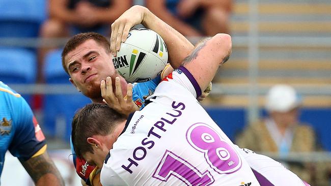 Nathan Davis might need to be moved on this week. Picture: Adam Head