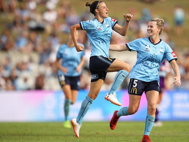 Chloe Logarzo celebrates scoring for Sydney FC but says the troubles off the field are totally unacceptable.