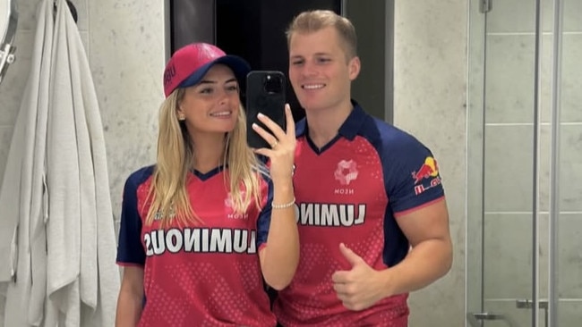 Kiah Broadsmith and Jackson Warne in India