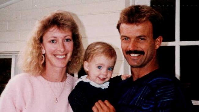 Bronwyn Winfield with Jon Winfield and their daughter Lauren.