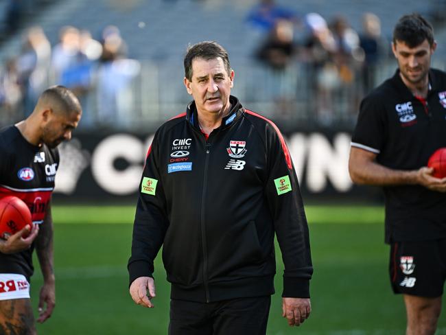 Ross Lyon’s Saints have had a difficult season. Picture: Getty Images