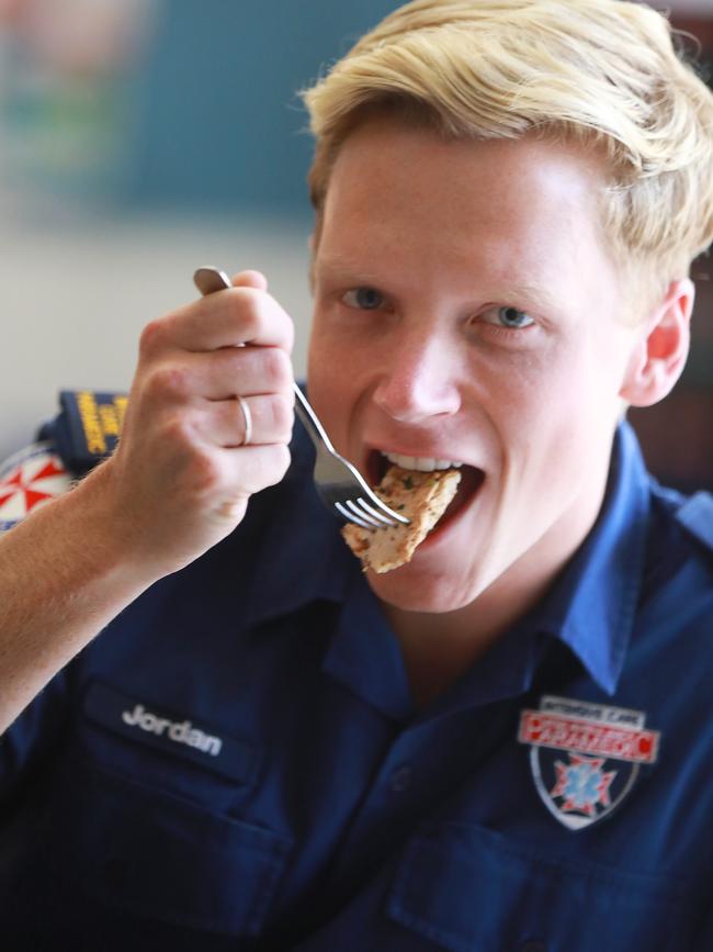 Northmead station officer and intensive care paramedic Jordan Rosser. Picture: Angelo Velardo