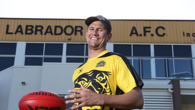 Former AFL premiership player Aaron Shattock has been in hospital since December last year as he recovers from a devastating excavator accident. Picture: Glenn Hampson