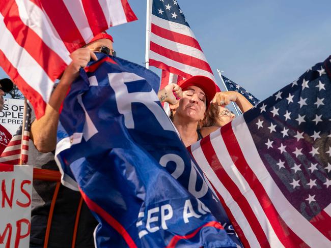 Donald Trump believes he has more support from Americans than he did in 2016 when he defeated Hillary Clinton. Picture: AFP