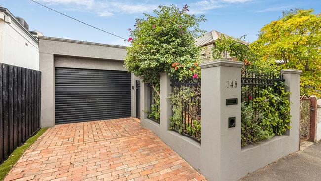 This two-bedroom home at 148 Pickles St, South Melbourne is on sale and has a price guide of $1,500,000 – $1,600,000.