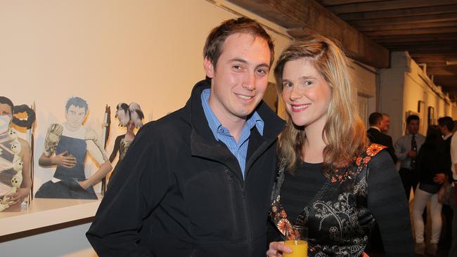 SOCIALS - Opening of the Hutchins Art Prize. Long Gallery Hobart. James Toppin, Glebe and Katarina Noodles, Lenah Valley