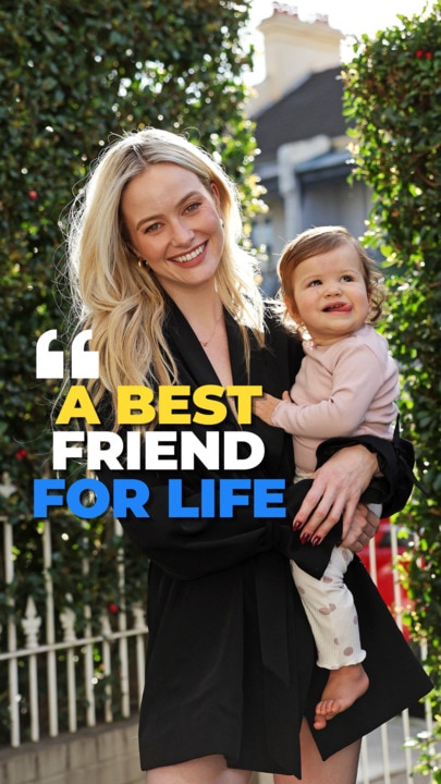 Model Simone Holtznagel on becoming a mum