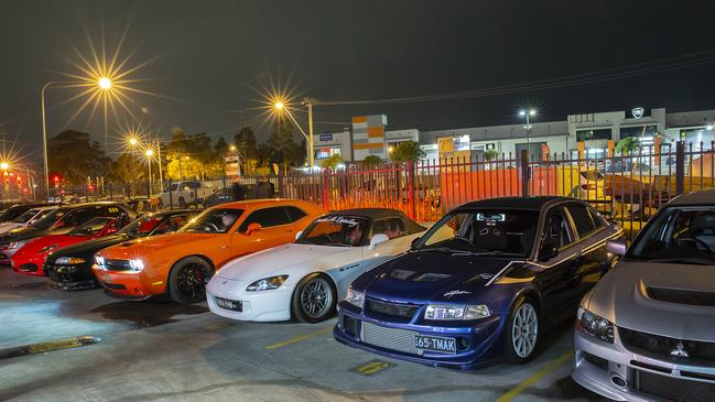 Cars line up at CheesestEak and Cars/Bikes, a fundraising event held at Wetherill Park that raises money for NSW Police Legacy. Photo Credit: Bronwyn Holmes, Chequered Photography