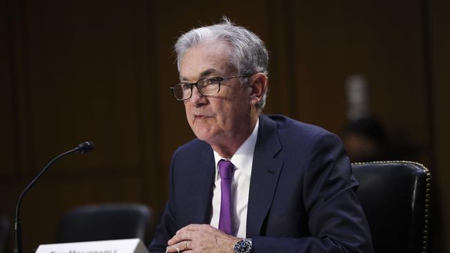 The Federal Reserve, chaired by Jerome Powell, has approved plans to begin scaling back its bond-buying stimulus program this month and end it by June. Picture: Kevin Dietsch/Getty Images/AFP