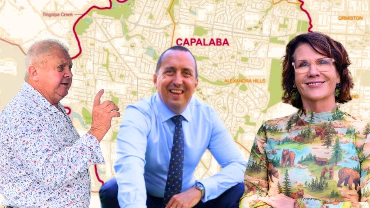 Announced candidates for Capalaba Russell Field (LNP); Don Brown (ALP); Donna Weston (Greens).