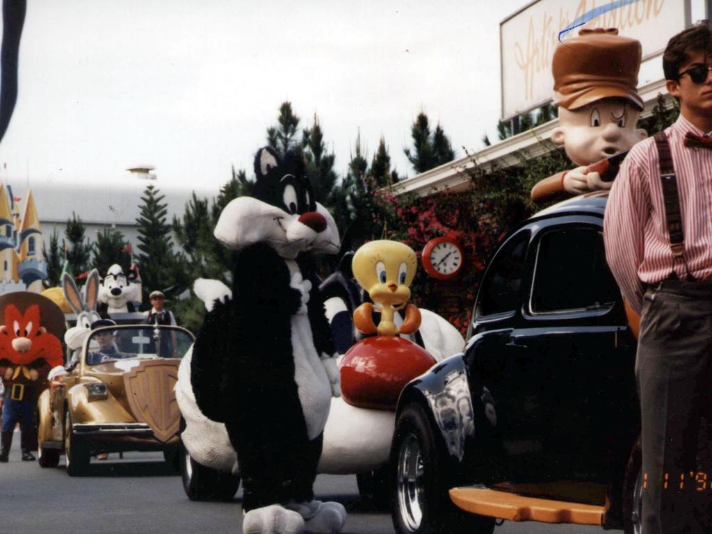 Opening of Movie World in 1991. Picture: supplied