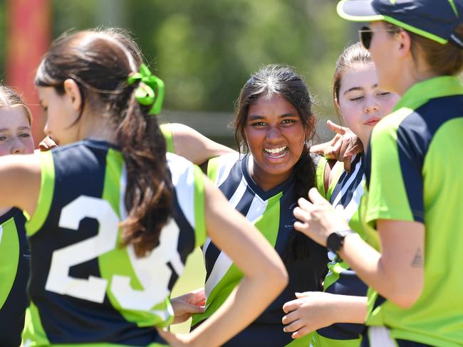 QGSSSA junior Australian football action.Saturday November 12, 2022. Picture, John Gass