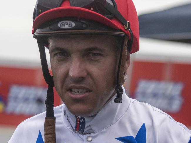 Jockey Ryan Maloney rode the Toby and Trent Edmonds-trained Potro Duro to victory in the Colts, Geldings and Entires BENCHMARK 72 Handicap (1200m) at the Gold Coast Turf Club on April 17. Picture credit: Greg Irvine, Magic Millions.