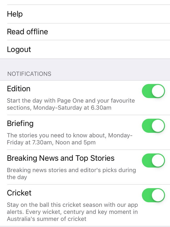 taus app cricket alerts guide