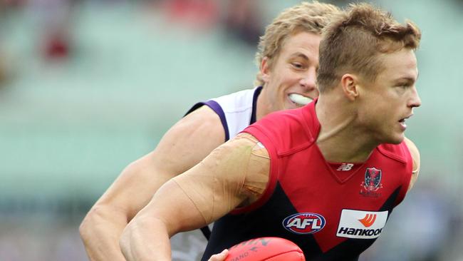 Colin Sylvia played for Melbourne and Fremantle during his career. Picture: AAP Image/David Crosling