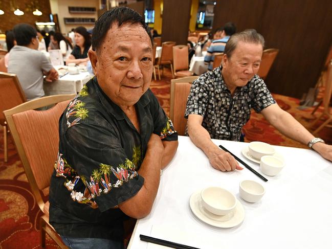 29/10/2020 : Peter Low, respected Chinese community leader, and other multicultural groups are running advertising campaigns urging voters to put LNP last because they are referencing One Nation, at a local restaurant in Sunnybank, Brisbane. Pic Lyndon Mechielsen