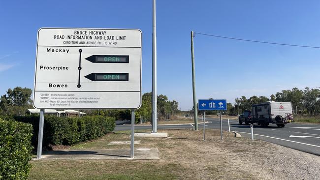 Bowen to Proserpine is what I call a "dead spot" on the Bruce Hwy, full of dry landscape and not much else, encouraging people to drive long hours with few breaks. Mackay to Rockie is similar.