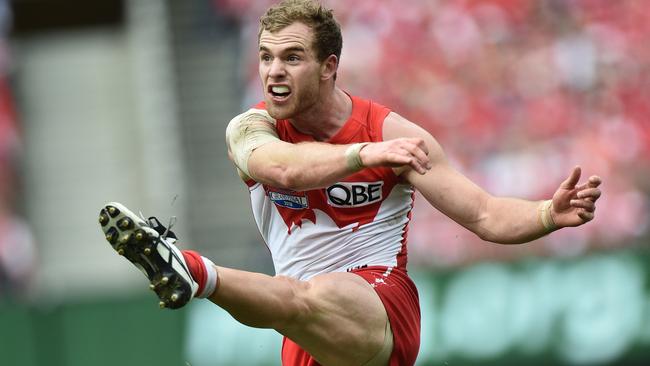 Tom Mitchell in action during the AFL Grand Final.
