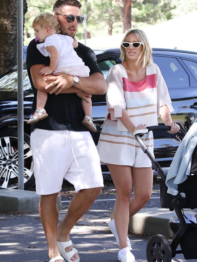 The couple later spotted in Centennial Park with their two children in February this year.